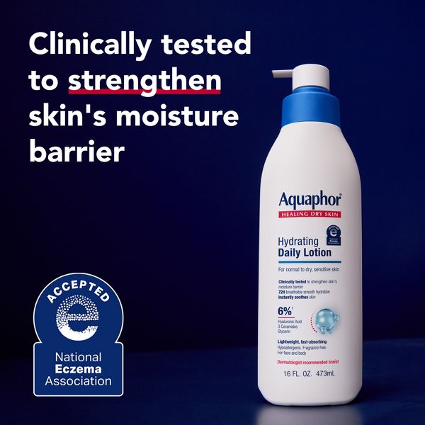 Aquaphor Hydrating Daily Body Lotion Unscented - 16 fl oz