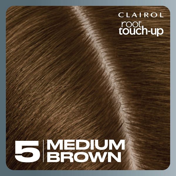 Clairol Root Touch-Up Permanent Hair Color - 4 Dark Brown Hair Dye Kit