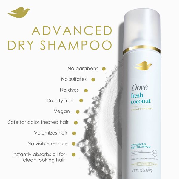 Dove Beauty Fresh Coconut Dry Shampoo - 7.3 oz