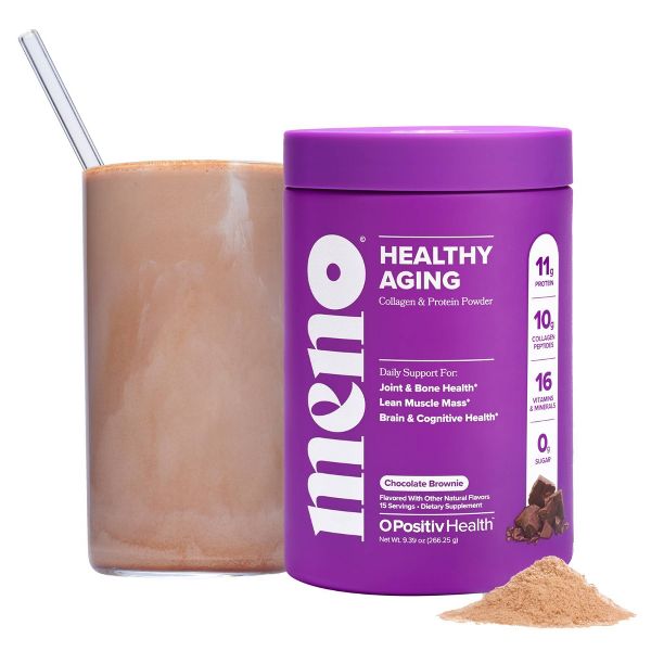 O Positiv MENO Healthy Aging Collagen & Protein Powder - Chocolate Brownie - 9.39oz
