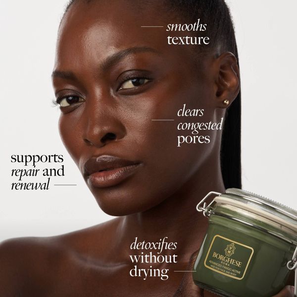 Borghese Advanced Fango Active Mud for Face and Body Detoxifying Masks - 7.5oz - Beauty Studio