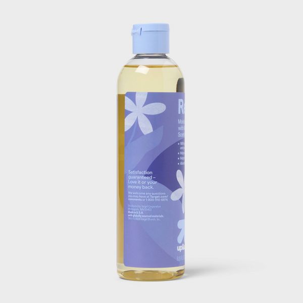 Relaxing Moisturizing Bath Oil with Moonlight Jasmine Scent and Melatonin - 8.8 fl oz - up&up™