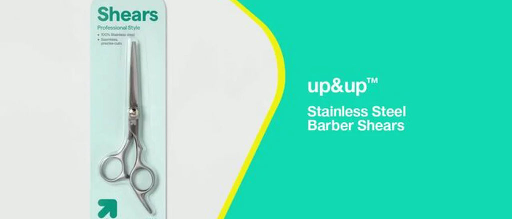 Stainless Steel Barber Shears - up&up™