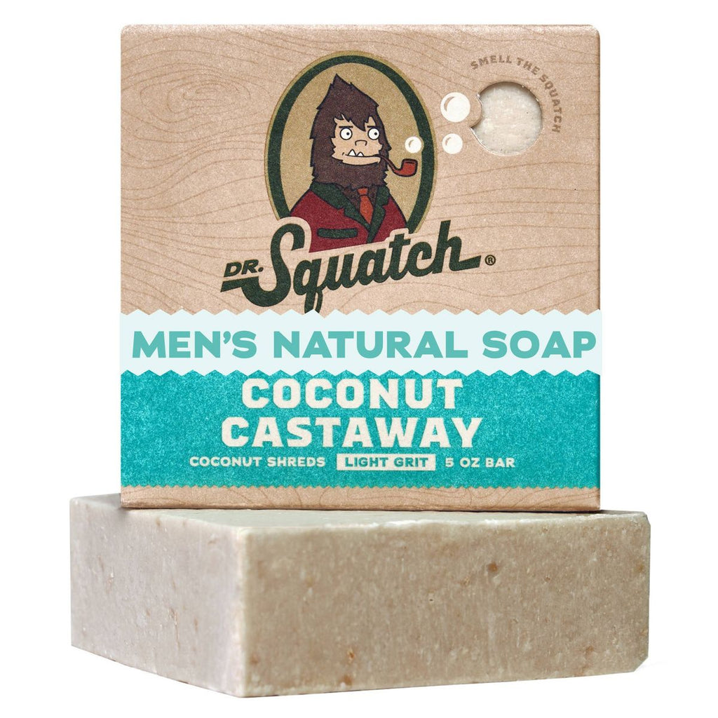 DR. SQUATCH Men's All Natural Bar Soap - Coconut Castaway - 5oz