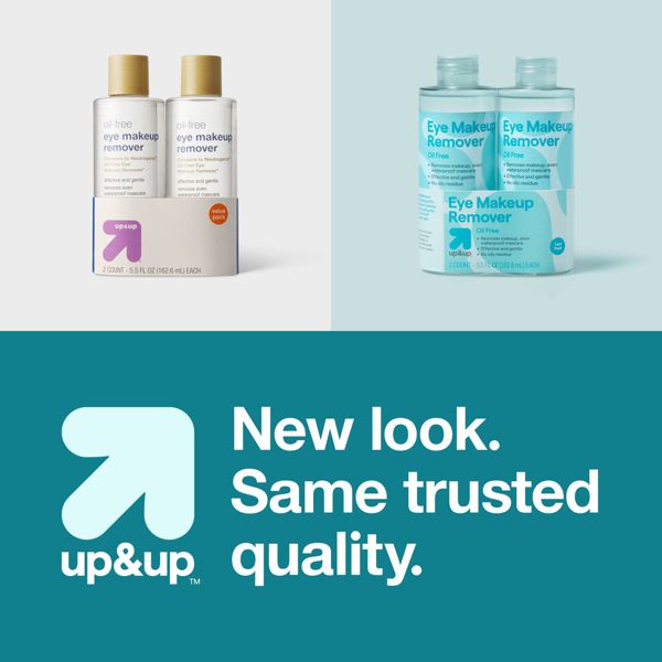 Face Makeup Remover - 5.5fl oz/2pk - up&up™
