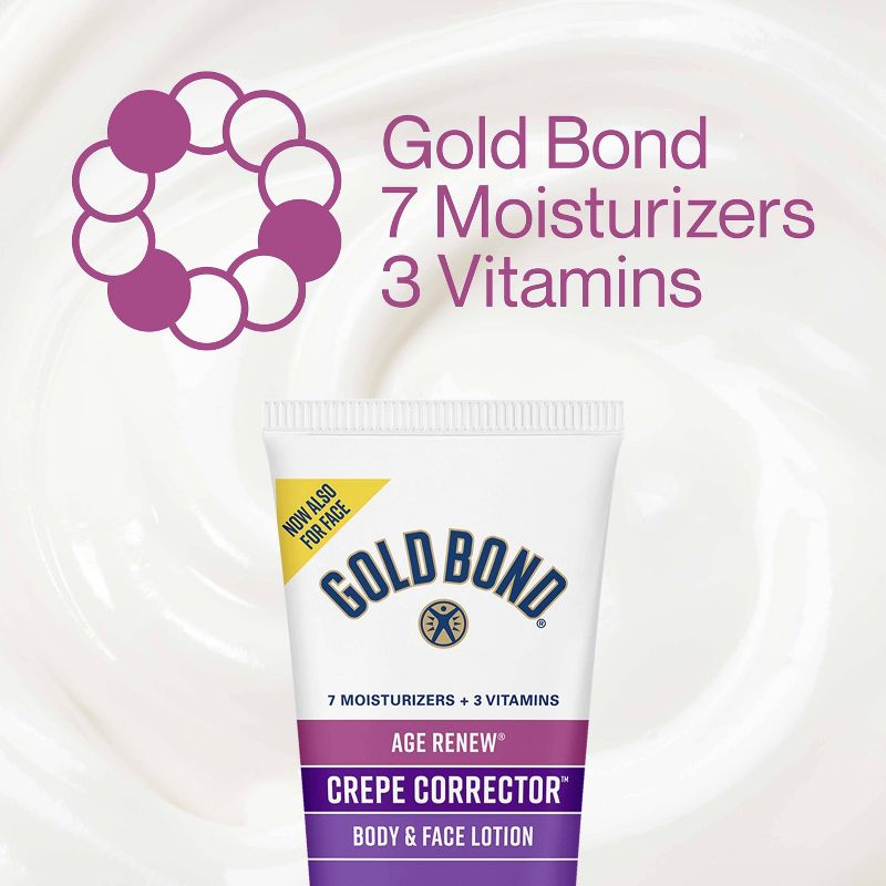 Gold Bond Age Renew Hand and Body Lotion Ultimate Crepe Corrector - Unscented - 14oz
