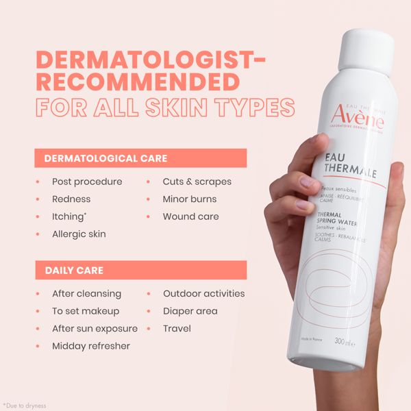 Avene Thermal Spring Water Facial Mist Spray - 10.1 fl oz