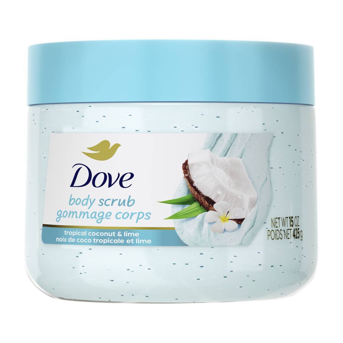 Dove Beauty Scrub - Tropical Coconut & Lime - 15 oz