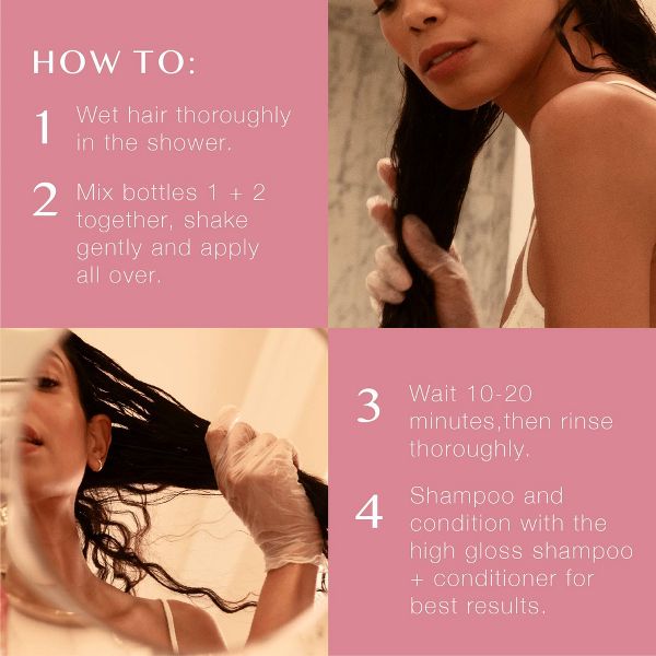 High Gloss Longwear Shine Treatment – Hair Gloss for All Hair Colors, Lasts 3–4 Weeks - 4 fl oz: Ammonia-Free, Liquid Formula