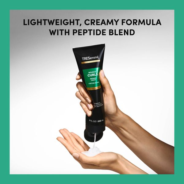 Tresemme Bouncy Curls Defining Cream - 9 fl oz: Moisturizing, Curl Enhancing, For Curly Hair