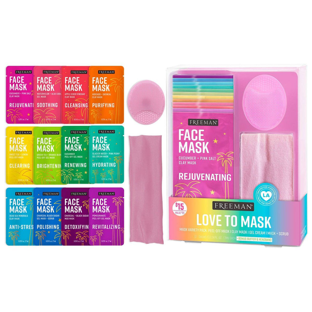 Freeman Love to Mask Face Mask Kit - 14pc