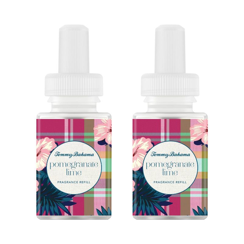 Pura 2pk Tommy Bahama Pomegranate Lime Smart Vial Fragrance Refills