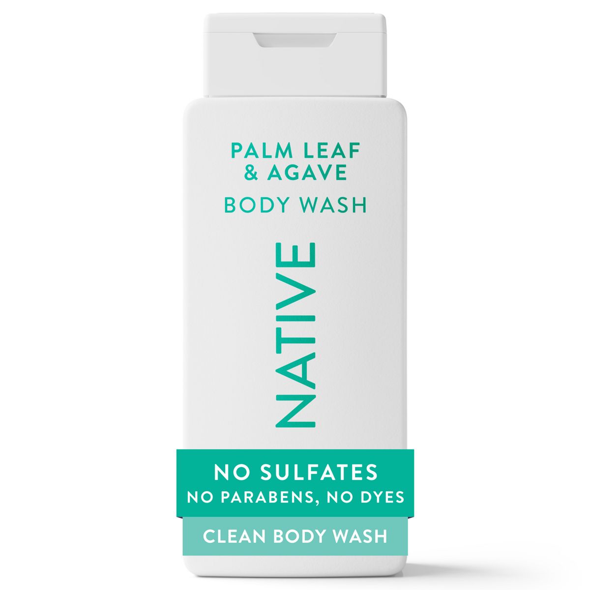 Native Body Wash for Men & Women - Sulfate Free - Palm Leaf & Agave - 18 fl oz