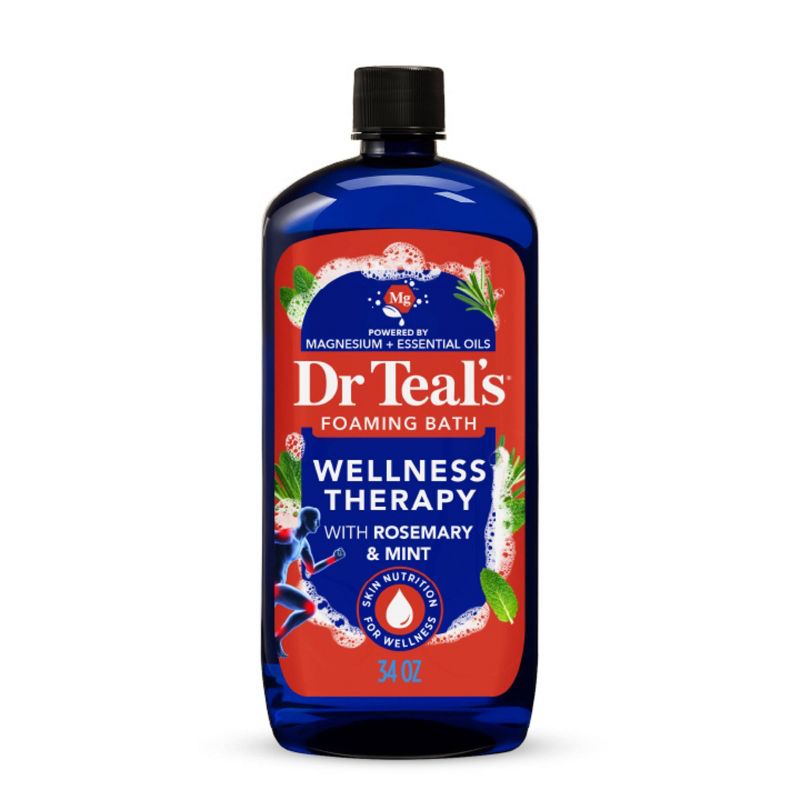 Dr Teal's Wellness Therapy Foaming Bubble Bath with Rosemary & Mint - 34 fl oz