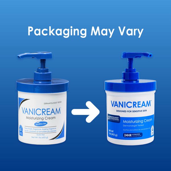 Vanicream Moisturizing Cream for Sensitive Skin with Pump - Unscented - 16oz