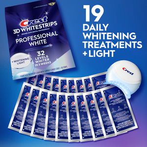Crest 3D Whitestrips Professional White with Light Teeth Whitening Kit - 19 Treatments