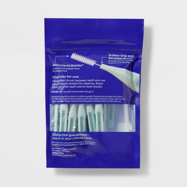 Between Teeth Interdental Brushes - Mint - Trial Size - up&up™