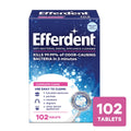 Efferdent Denture Cleanser Tablets, Complete Clean Formula, 102 Count
