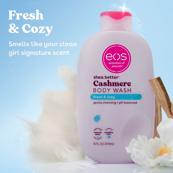 eos Shea Better Cashmere Body Wash - Fresh & Cozy - 16 fl oz