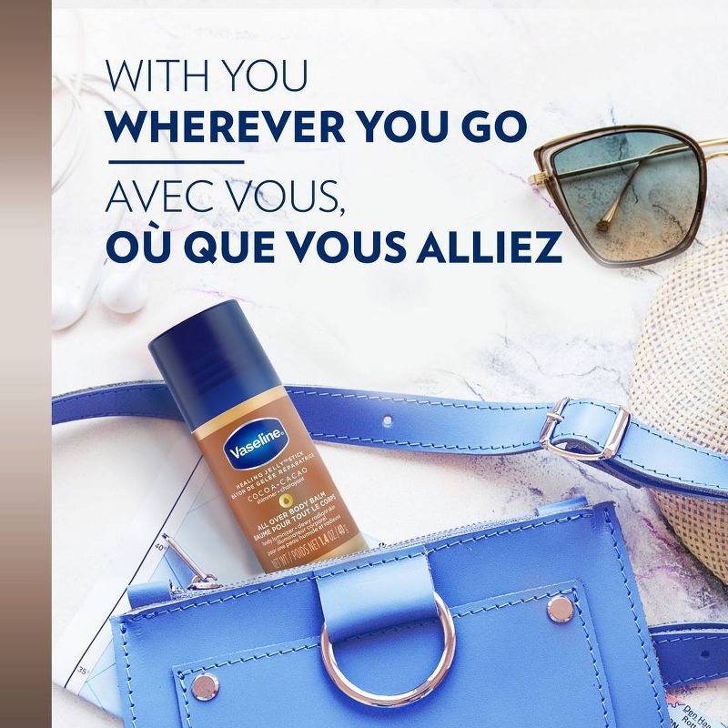 Vaseline Cocoa Shimmer Jelly Stick Cocoa Butter - 1.4oz