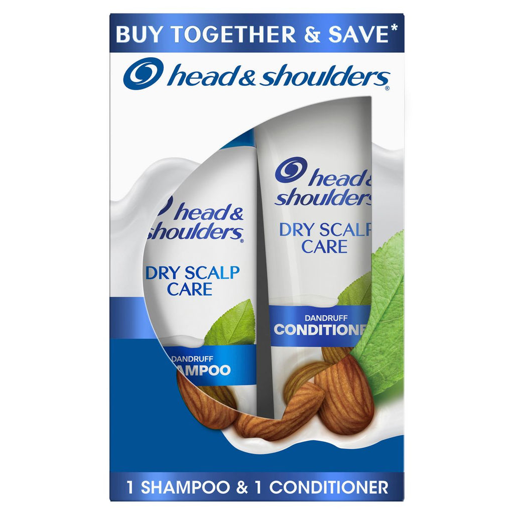 Head & Shoulders Paraben Free Dry Scalp Care Shampoo and Conditioner Bundle Pack - 23.4 fl oz/2ct