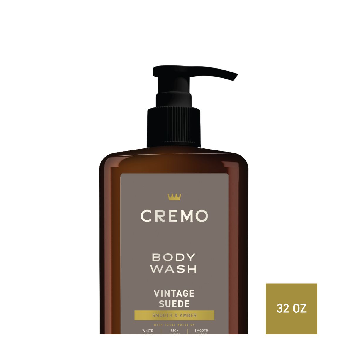 Cremo Vintage Suede Body Wash - 32 fl oz
