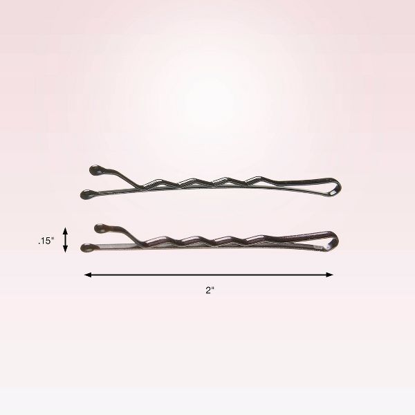 scünci Metal Bobby Pins - Black/Dark Brown - All Hair - 50pcs