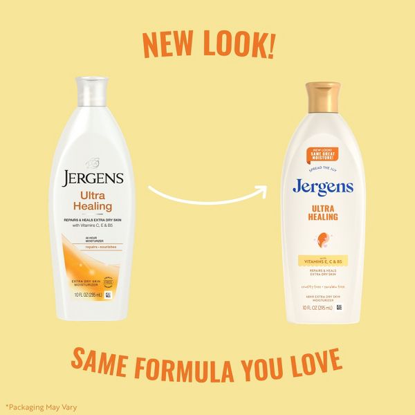 Jergens Ultra Healing Body Lotion Moisturizer for Dry Skin with Vitamins C, E and B5 - 10 fl oz