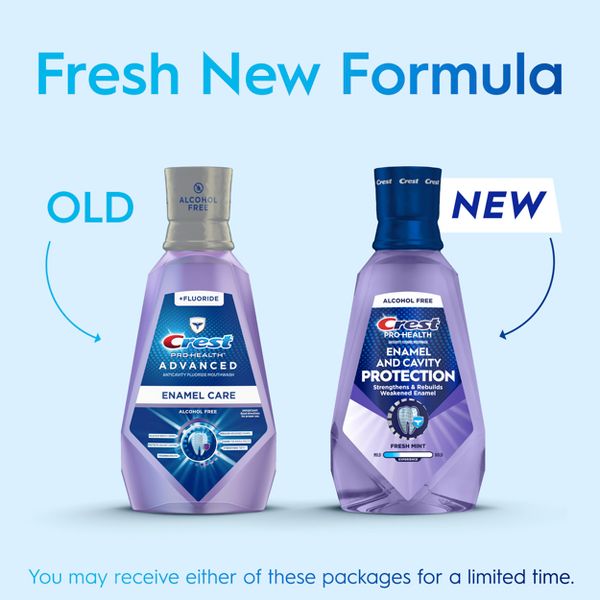 Crest Pro-Health Advanced Mouthwash, Alcohol Free, Enamel Care - 1 L