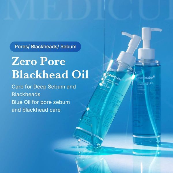 medicube Korean Skincare Zero Blackhead Face Cleansing Oil - 205ml
