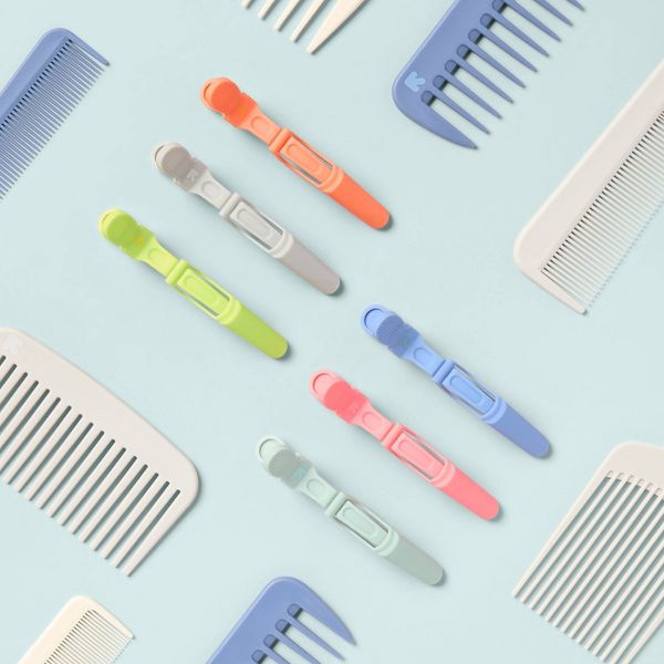 Hair Sectioning Plastic Alligator Clips - 6pc - Assorted colors - up&up™