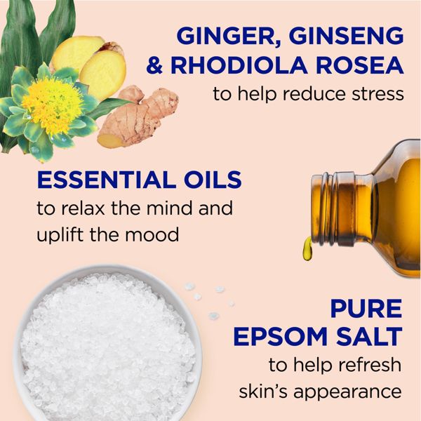 Dr Teal's Stress Relief Essential Oils Foaming Bath Soak - 34oz