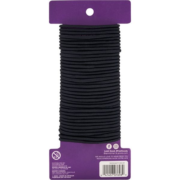 Goody Comfortable Elastic Hair Accessories Set - 4mm - 37ct