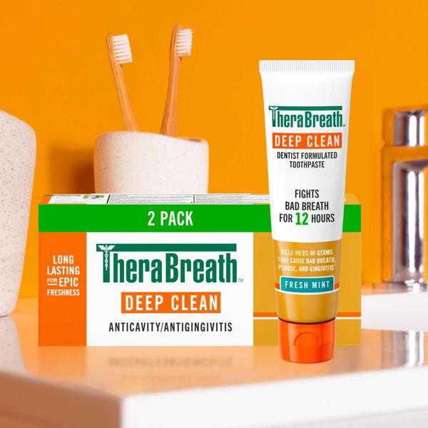 TheraBreath Deep Clean Toothpaste - 4oz
