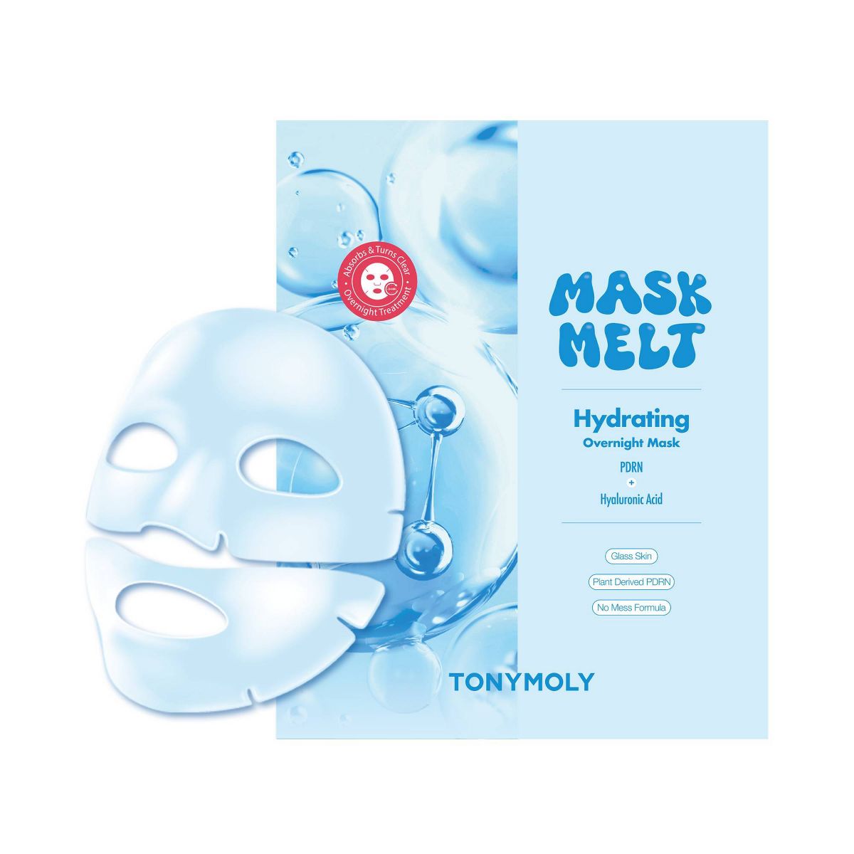 TONYMOLY PDRN + Hyaluronic Acid Overnight Hydrogel Mask - 33g
