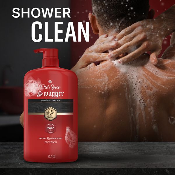 Old Spice Men's Swagger Scent of Confidence Body Wash - Cedar Scent - 24 fl oz