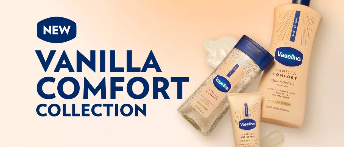Vaseline Comfort Body Lotion - Vanilla - 2oz