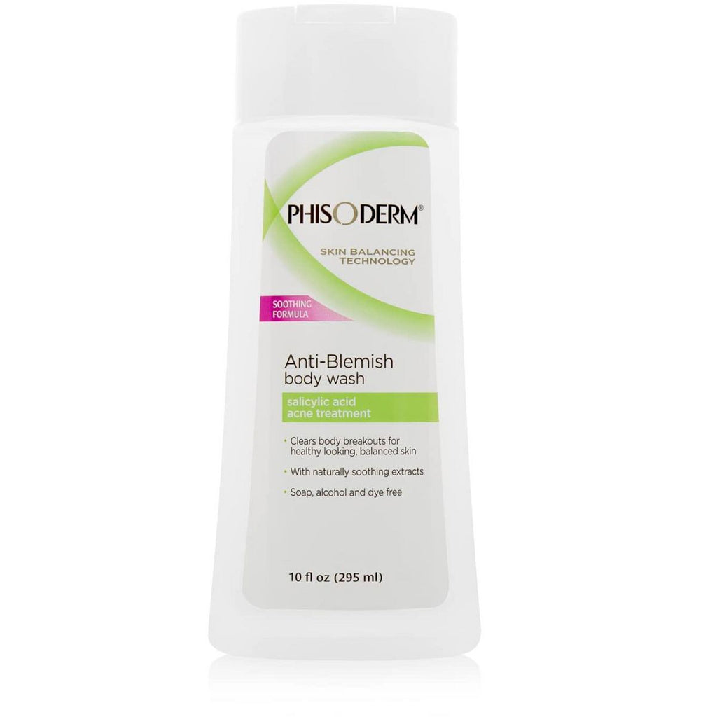 Phisoderm - Anti Blemish Body Wash, Acne Treatment, 10 Oz