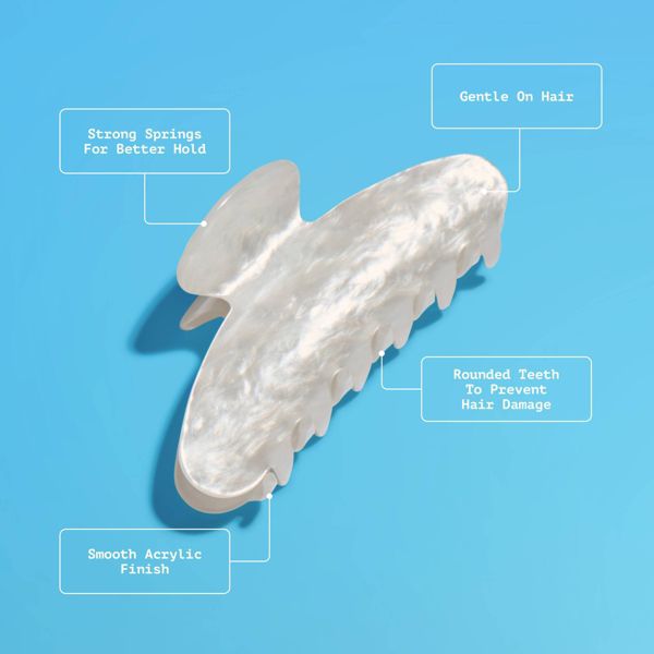 Gimme Beauty Come in Clutch Claw Clip for Medium Hair - Pearl