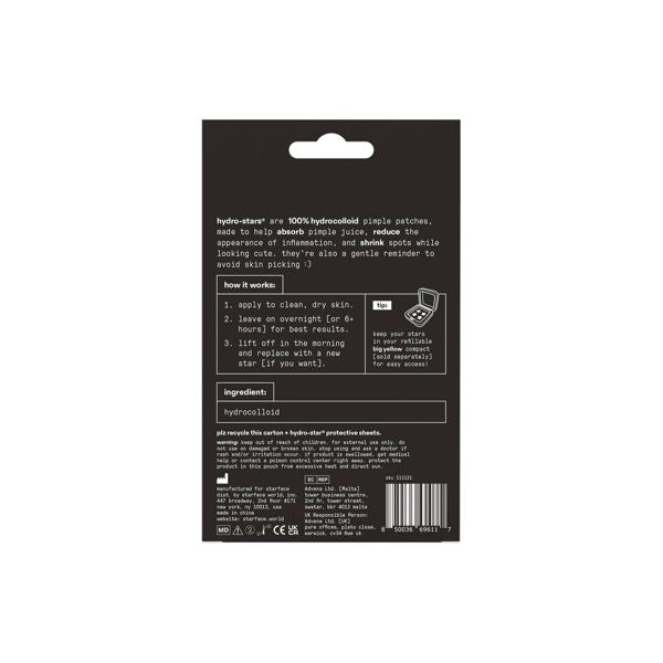 Starface Black Star Pimple Patches - 32ct
