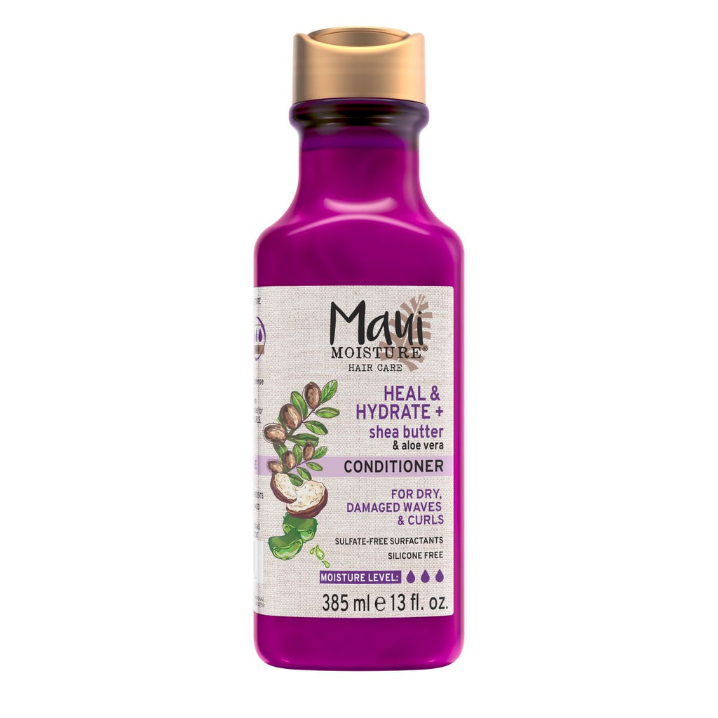 Maui Moisture Heal & Hydrate + Shea Butter Conditioner to Repair & Deeply Moisturize Tight Curly Hair - 13 fl oz