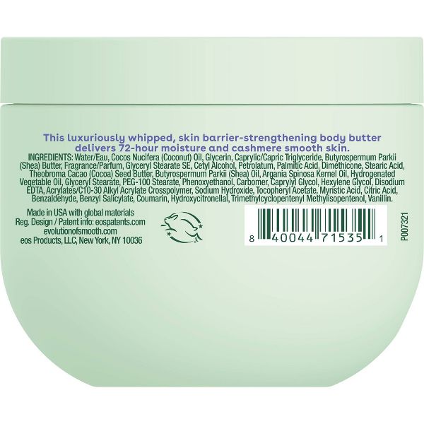 eos Cashmere Whipped Oil Body Butter - Crème de Pistachio - 12oz