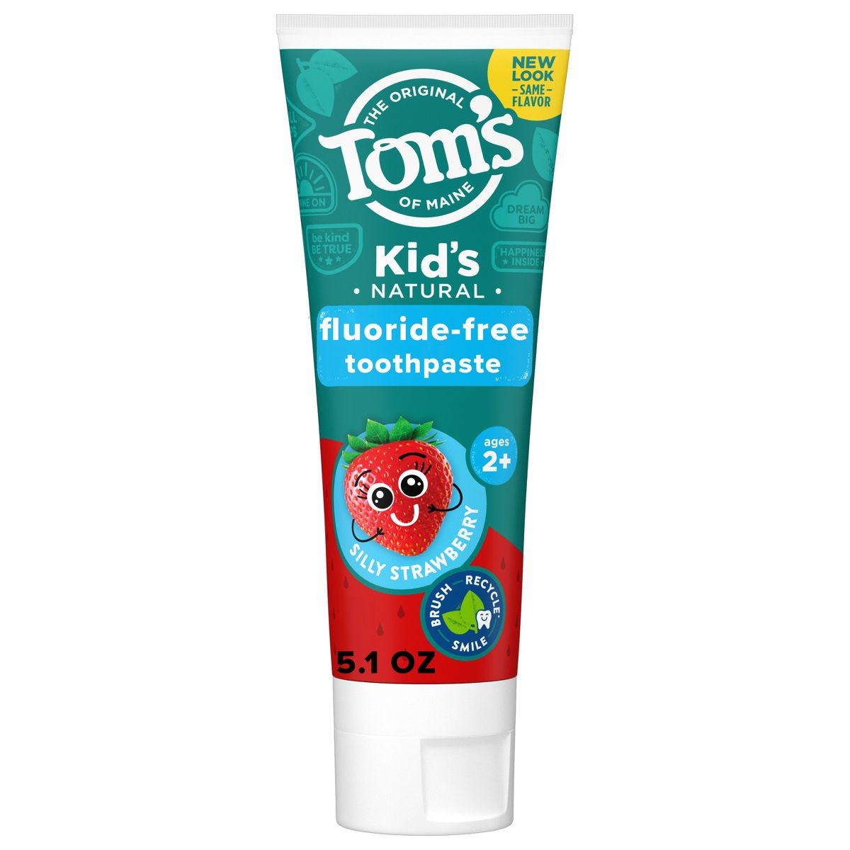 Tom's of Maine Silly Strawberry Kids Fluoride-Free Toothpaste - 5.1oz
