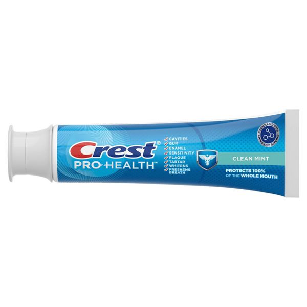 Crest Pro-Health Clean Mint Tarter Control Whitening Toothpaste - 4.3oz/2pk