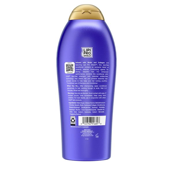 OGX Thick & Full + Biotin & Collagen Volumizing Conditioner for Thin Hair - 13 fl oz