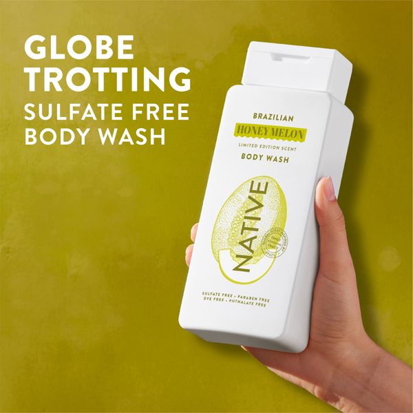 Native Limited Edition Global Flavors Sulfate-Free Body Wash - Brazilian Honey Melon - 18 fl oz