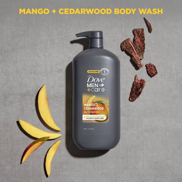 Dove Men+Care Rejuvenating Body Wash - Mango + Cedarwood - 30 fl oz