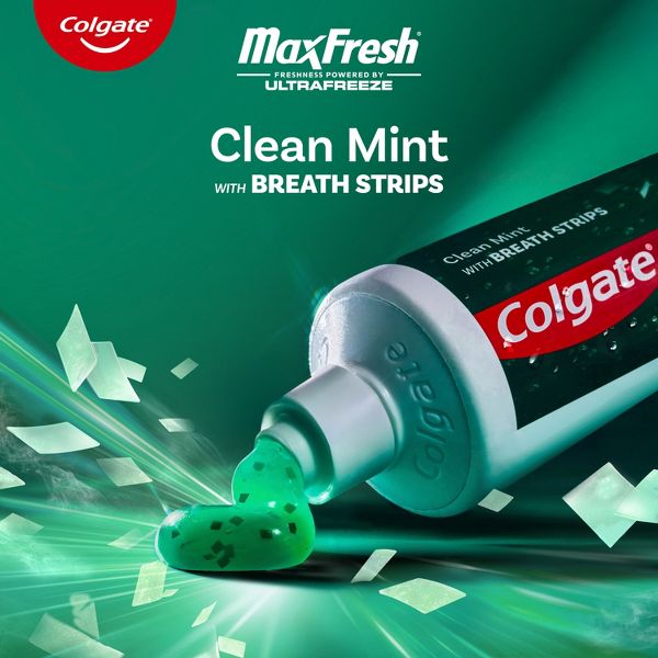 Colgate Max Fresh Fluoride Toothpaste Clean Mint - 6.3oz/3pk