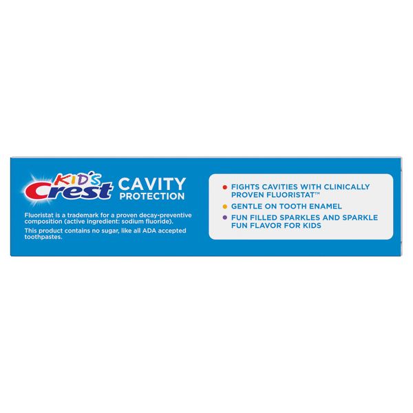 Crest Kid's Cavity Protection Toothpaste, Sparkle Fun Flavor, 4.6 oz