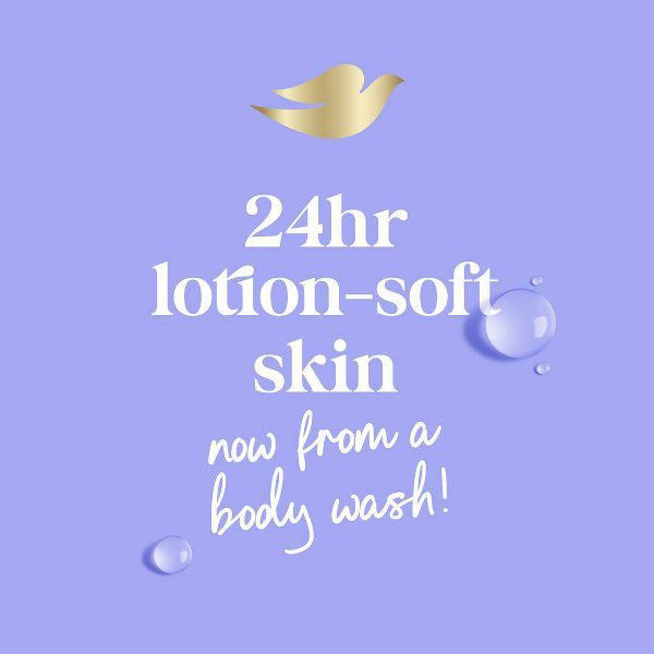 Dove Beauty Anti-Stress Body Wash Pump - Blue Chamomile & Oat Milk 24hr Lotion-Soft Skin - 30.6 fl oz
